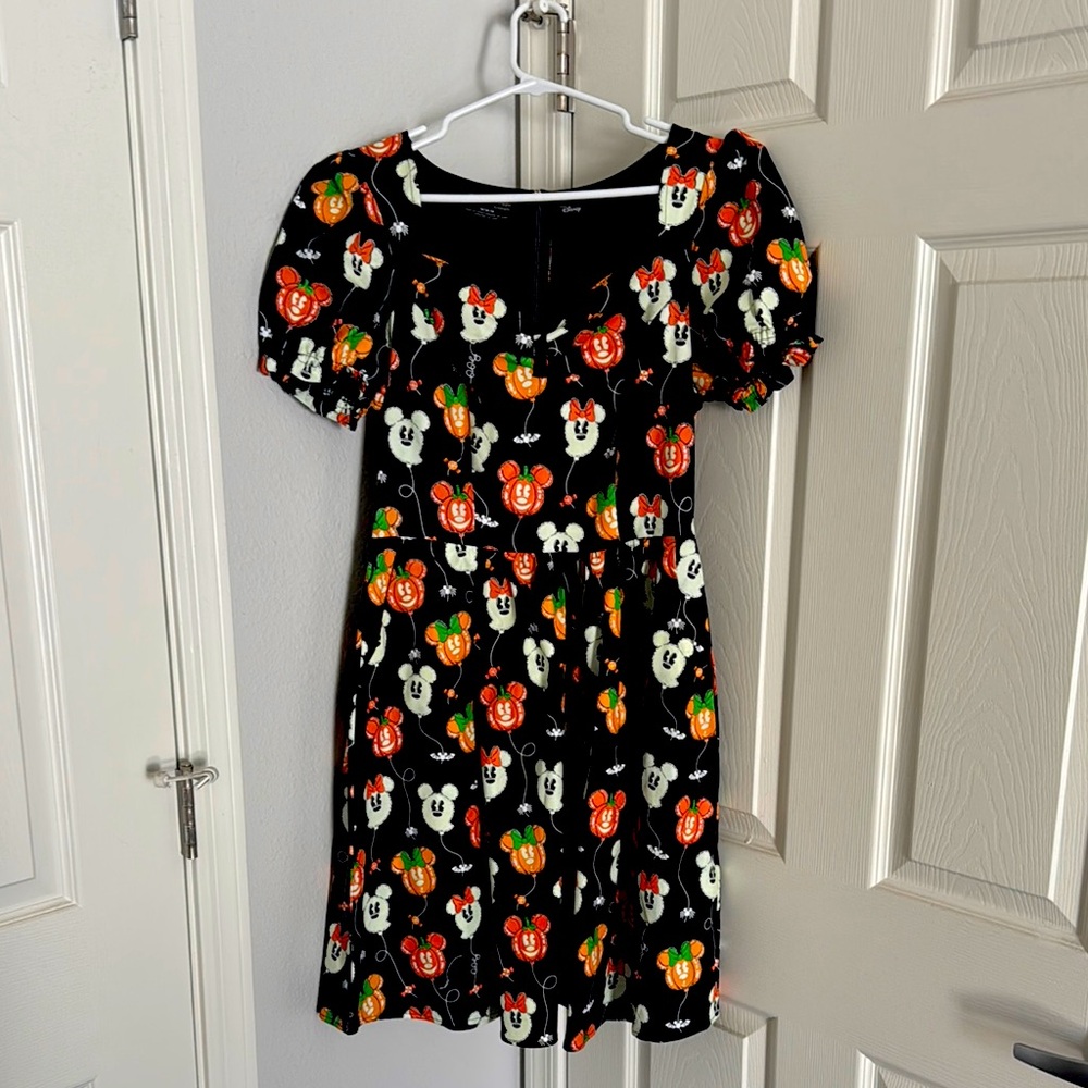 Rare Loungefly Stitch Shoppe Disney Minnie Pumpkin Balloon Allison Dress